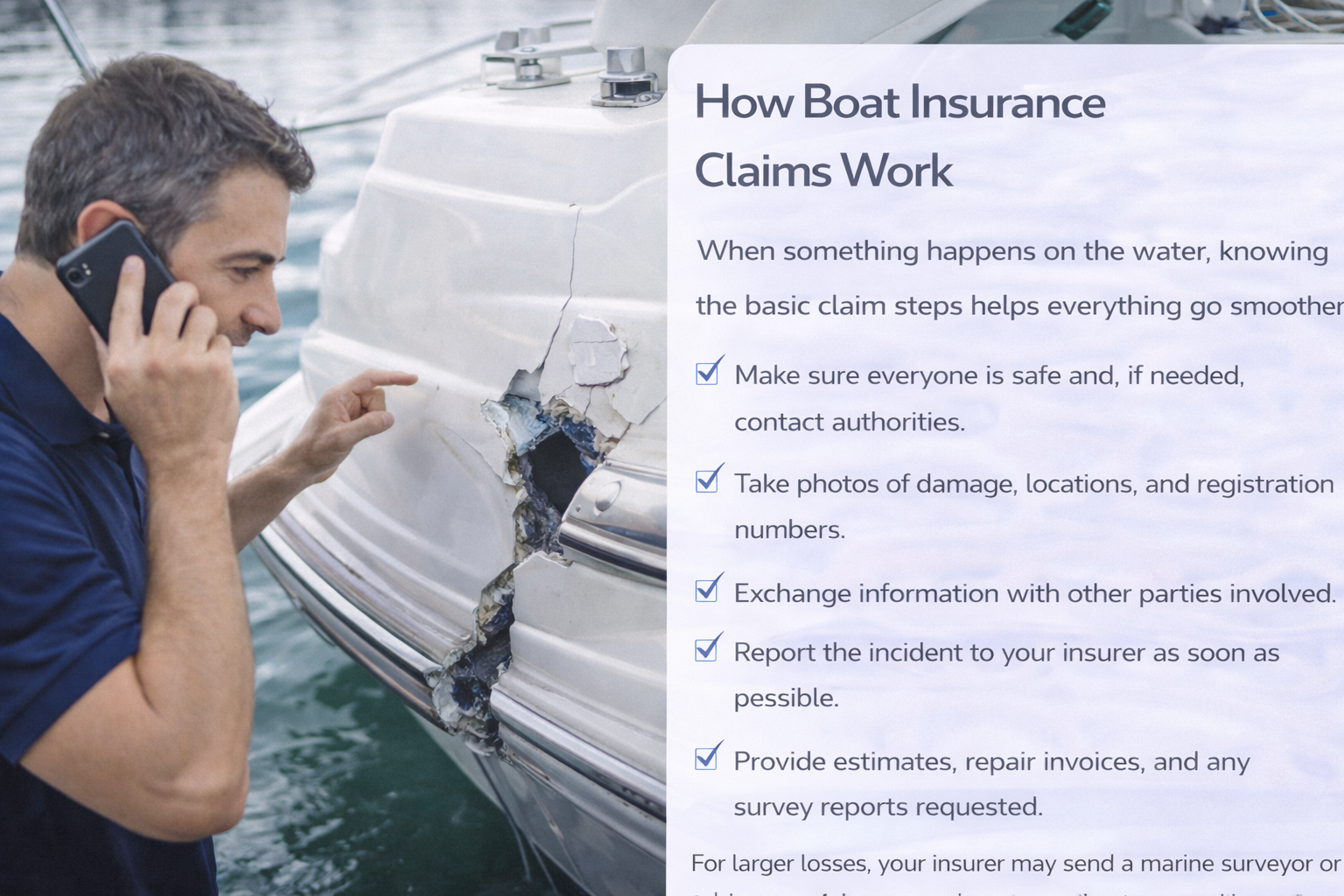 Boat Insurance Claims